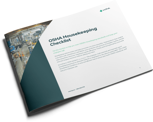 KPA - OSHA Housekeeping Checklist Cover