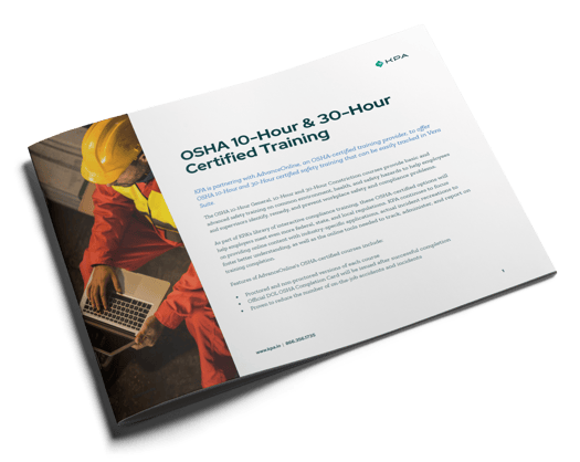 OSHA 10-Hour & 30-Hour Training Datasheet | KPA