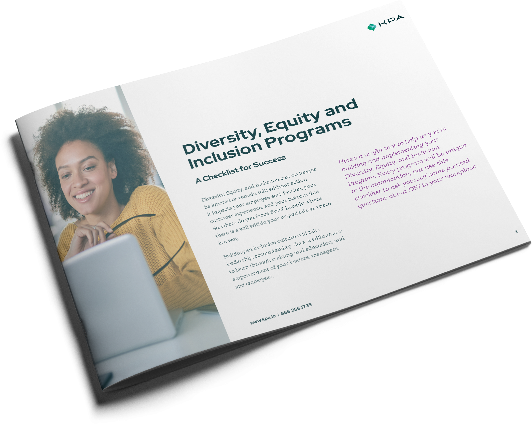 KPA Diversity, Equity, and Inclusion Program Checklist