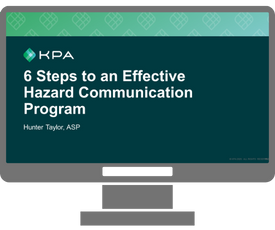 6 Steps to an Effective Hazard Communication webinar preview