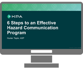 6 Steps to an Effective Hazard Communication webinar preview 6 Steps to an Effective Hazard Communication webinar preview